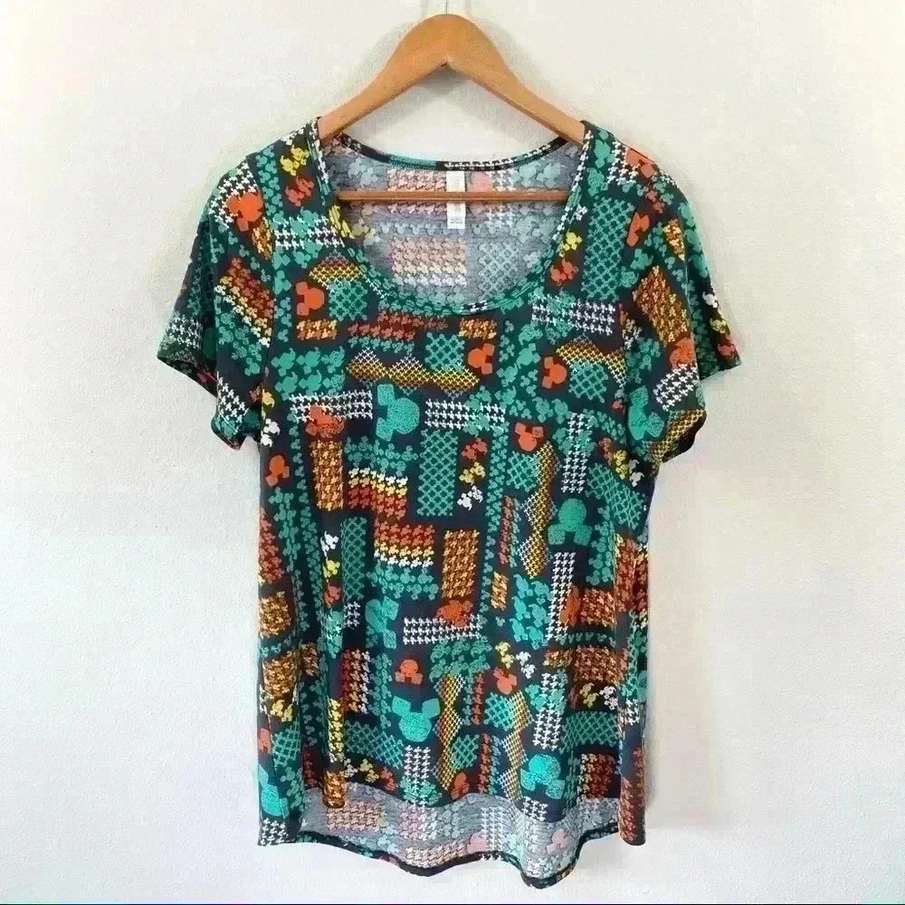 Lularoe Mickey Mouse short sleeve tunic